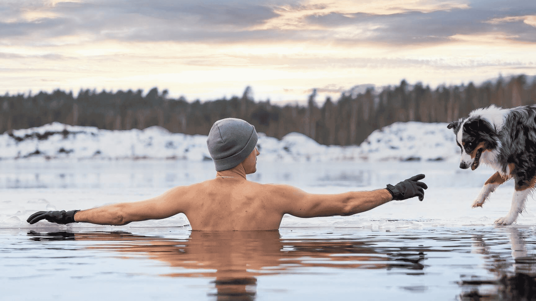 Eisbaden für Anfänger im kalten Wasser – Einstieg in die Kältetherapie